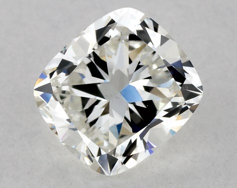 GIA 1.00 Carat H-SI1 Very Good Cut Cushion Modified Diamond
